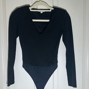 Black Long Sleeve Bodysuit